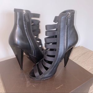 Gucci Olympia Elastic Ladder Strap Bootie/Boot